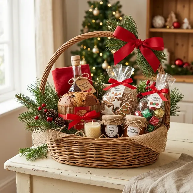 Ejemplo de negocio de canastas de regalo